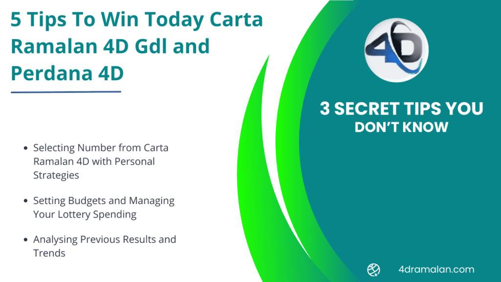 5 Tips To Win Today Carta Ramalan 4D Gdl and Perdana 4D