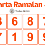 Carta Ramalan 4d 9 lotto hari ini 12 September 2024.